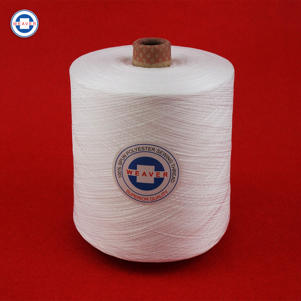 Raw blan 50/2 Polyester fil koud manifakti pou Bangladèch