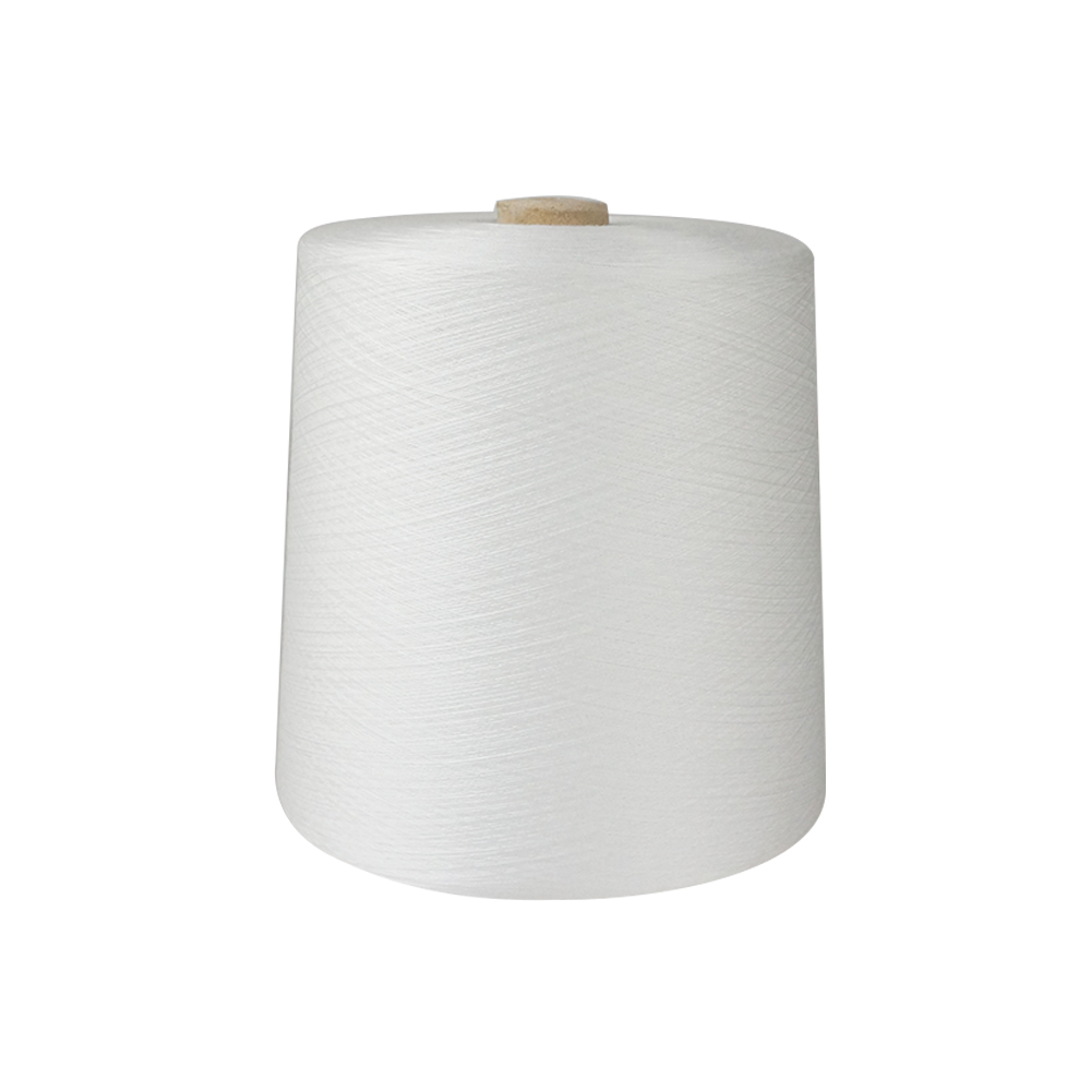 Ne 40s/2 white 100% hilo poliester polyester yarn