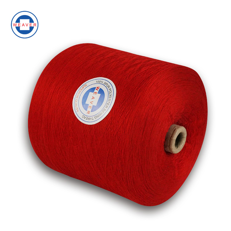 Dyed yarn 44/2 100% spun polyester sewing thread from China Manufacturer